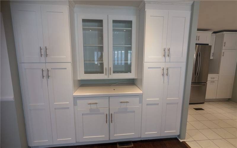 Built-in Storage & Display Cabinet