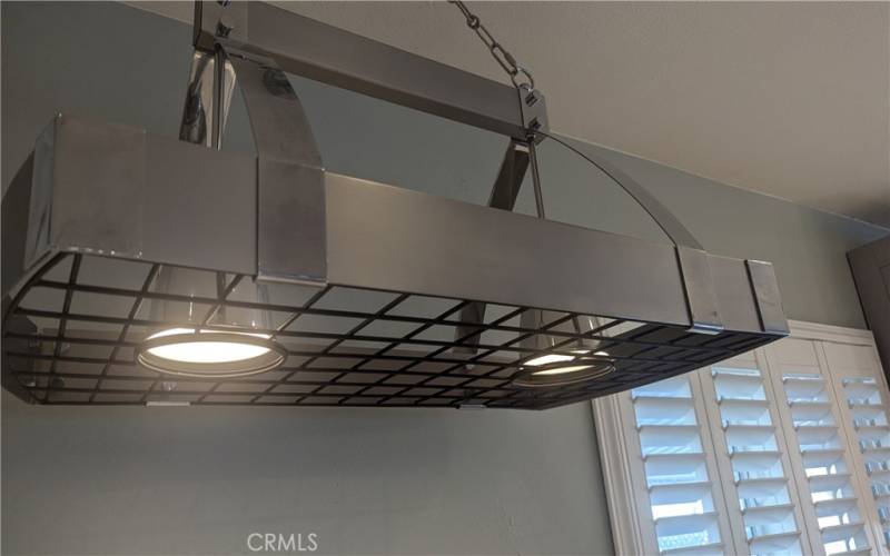 Lighted Pot Rack