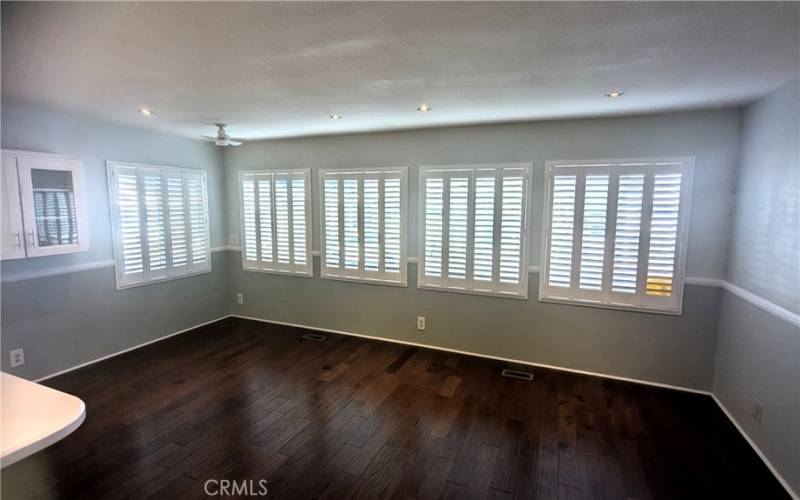 Large Living Room has mountain views