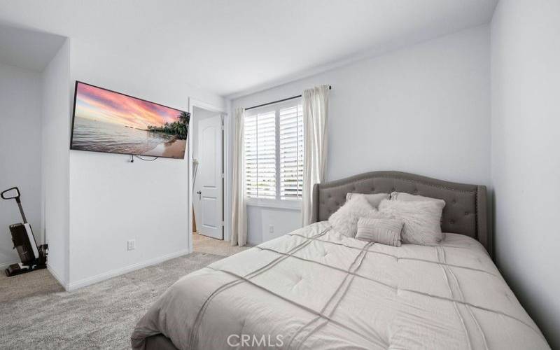 Front bedroom with walk in closet