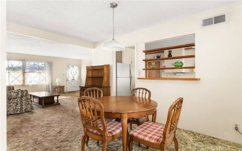 Dining Room back to Living Room