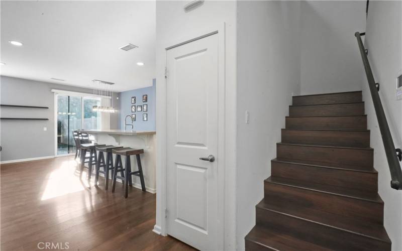 closet & stair hallway to 2nd story