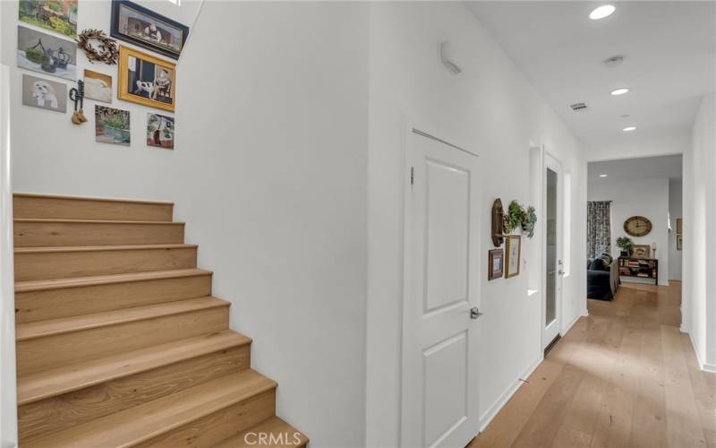 entry way and stairs leading upstairs