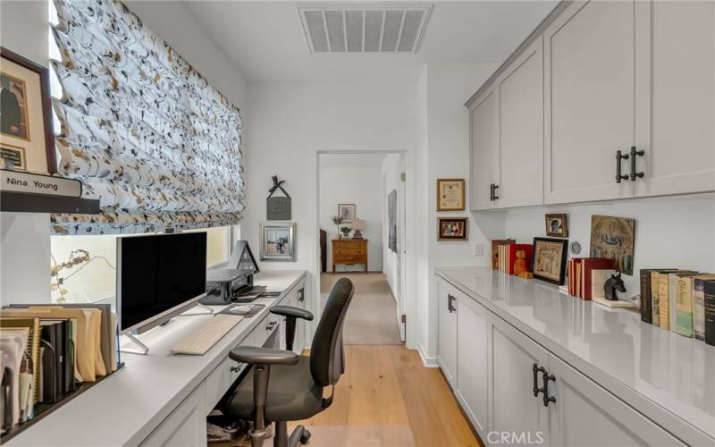 custom built-in office space