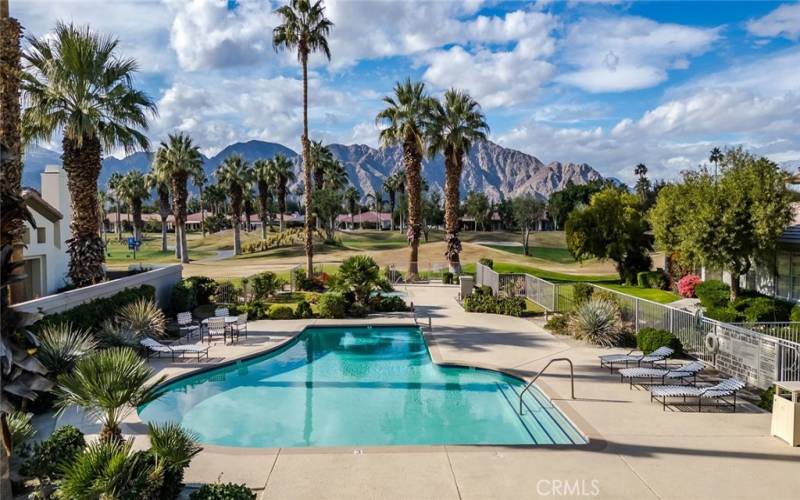 Community Pool and Spa across the street from house.