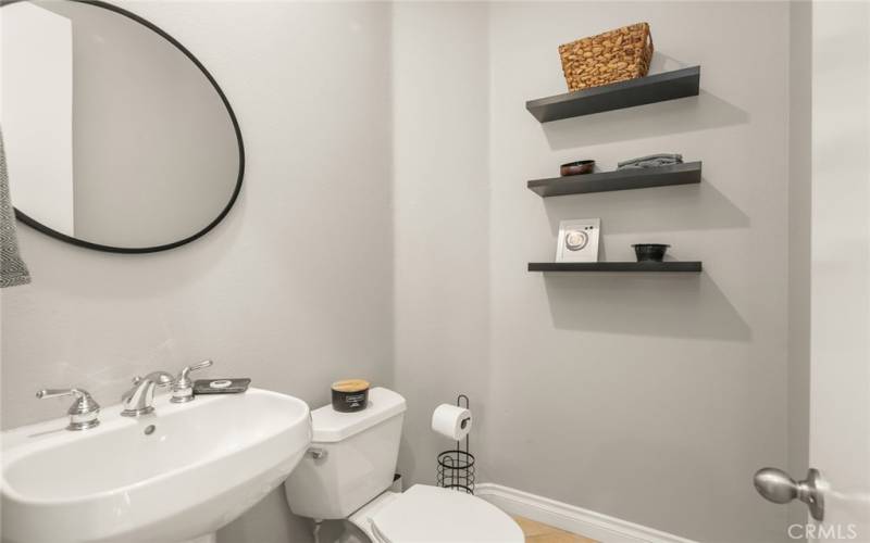 Powder Room near Front Door.