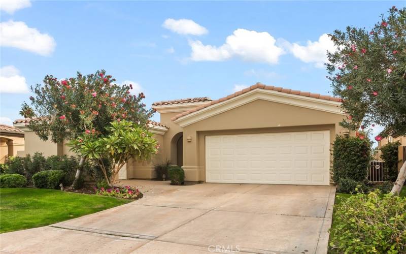 2 Car Garage plus Extra Golf Cart Garage.