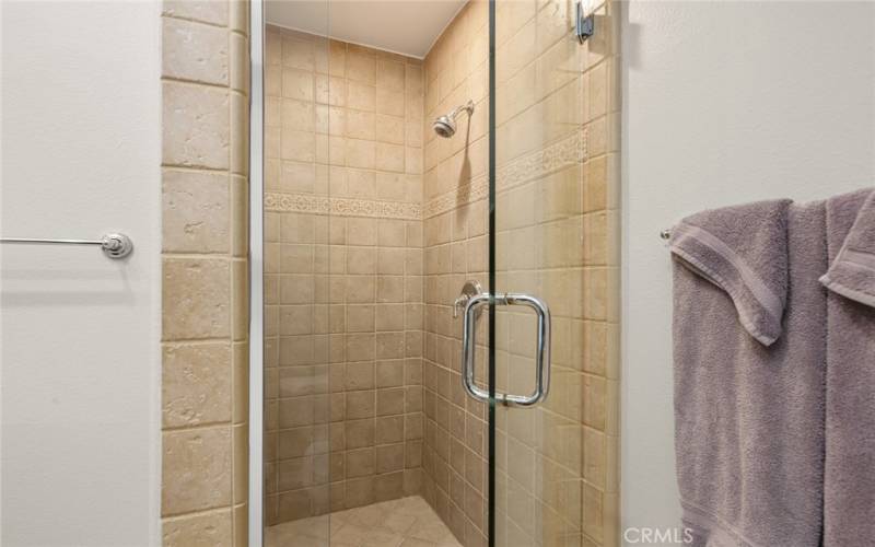 Bathroom in 2nd Bedroom with Large Walk In Shower