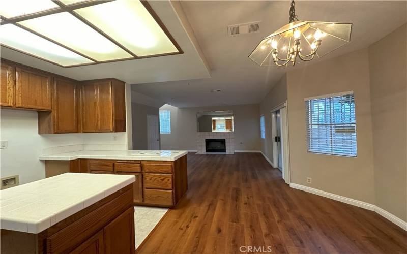 Kitchen and Living Room