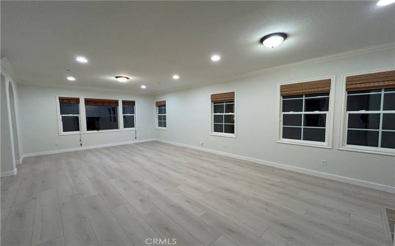 Master bedroom double sized with electronic start gas fireplace