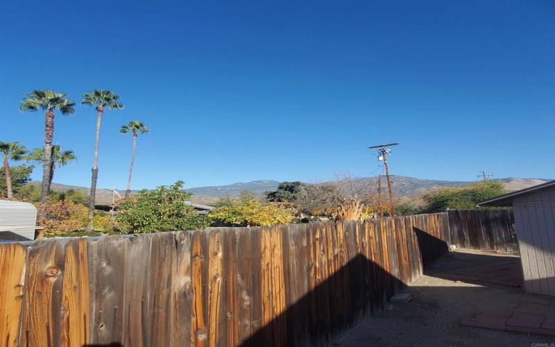 View to Mt. San Jacinto