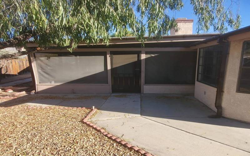 Screened Patio Exterior