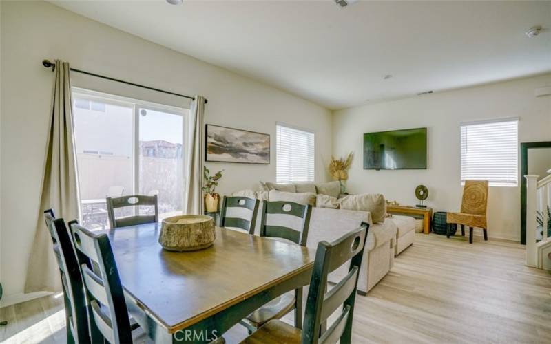 Sliding Door Leading To Cozy Backyard