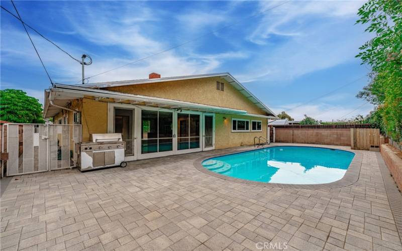 Backyard and Pool