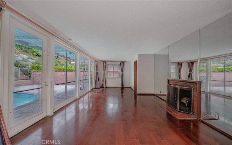 Living Room and Pool Access