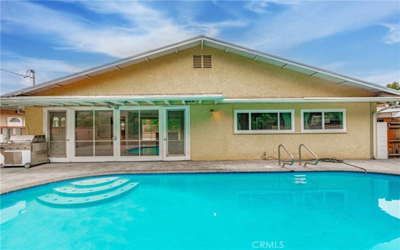 Pool and Backside of House