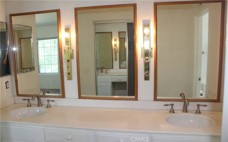 Master bedroom vanity.