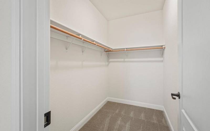 Primary walk in closet