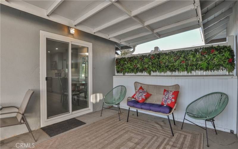 Breezeway from house to the garage, can easily be converted into living space.