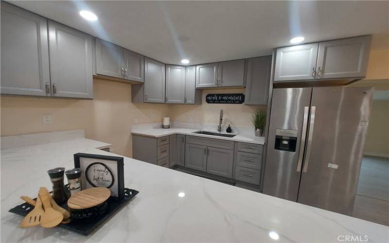 Kitchen showing all the counter space