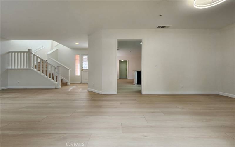 Living Room and Dining Area