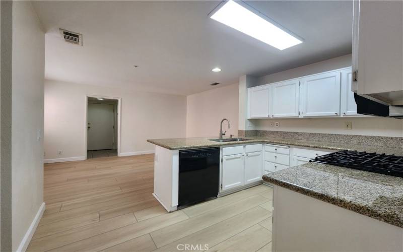 Kitchen: View from dining area