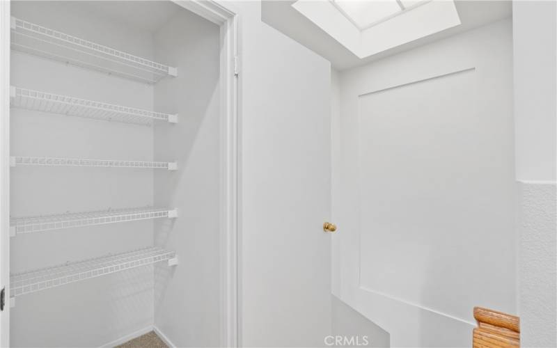 Upstairs Closet