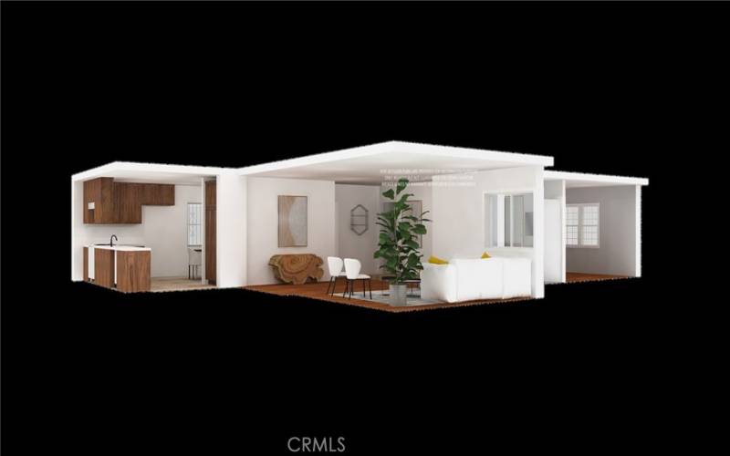 3D Dollhouse View