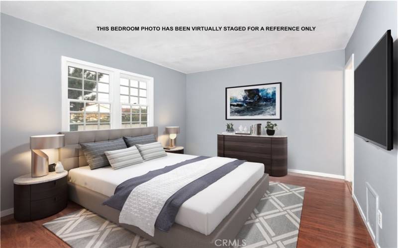 Master Bedroom - Virtually Staged