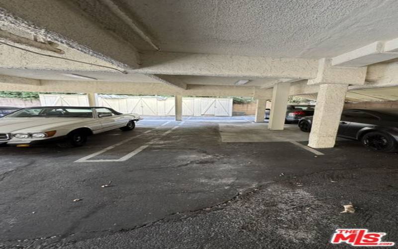 Rare 2 covered parking spaces