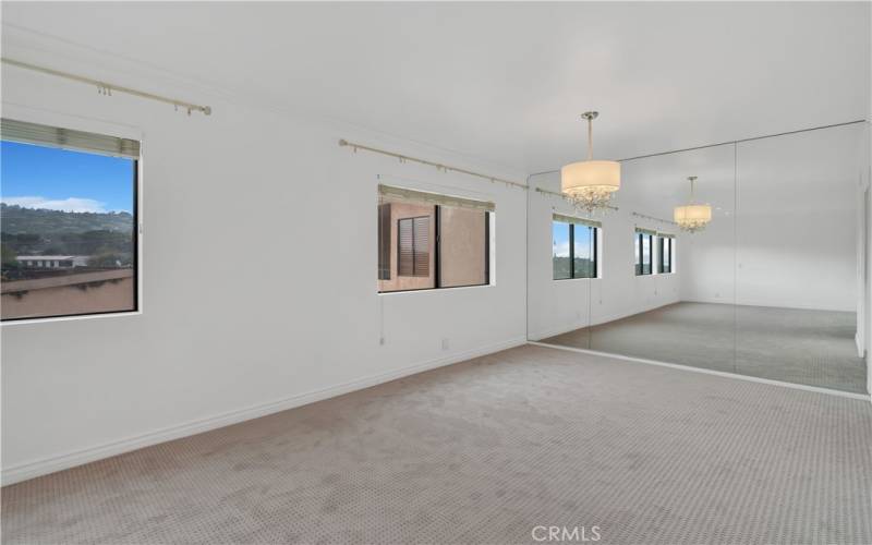 Dining area, with views