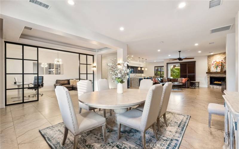 Formal dining room.