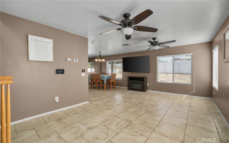 Living Room with Fireplace