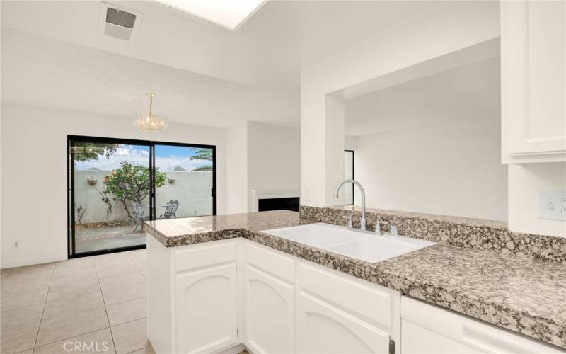 Kitchen is open to dining and living areas for great entertainment opportunities.