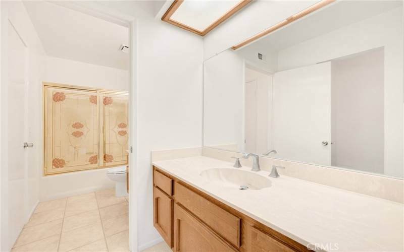 1/2 Bath from Master Suite connects to Full Bath with Shower/Tub.