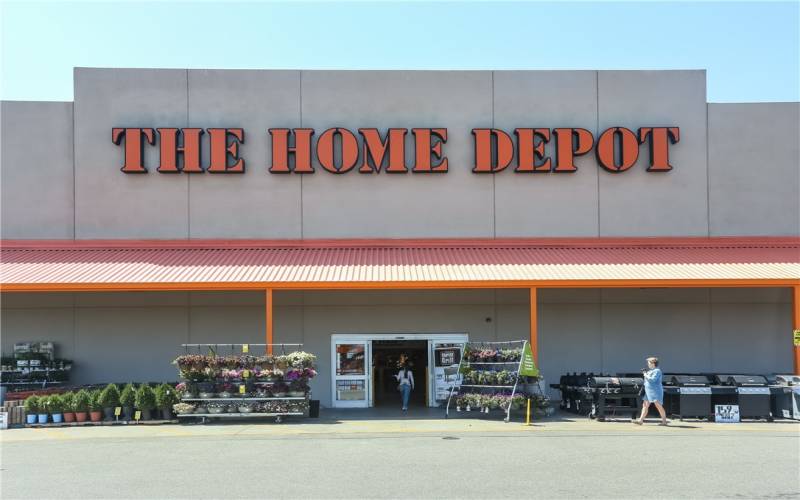 Need paint, hooks, plants?  Home Depot has all your move-in needs.