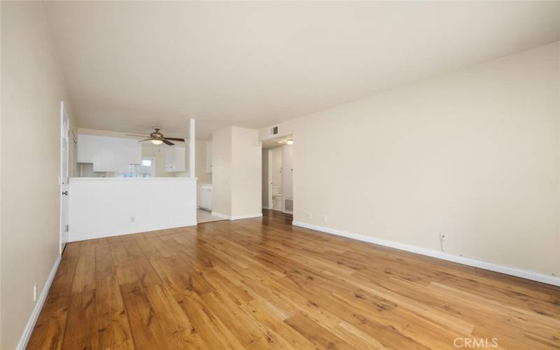 Living Room in neutral color tones.