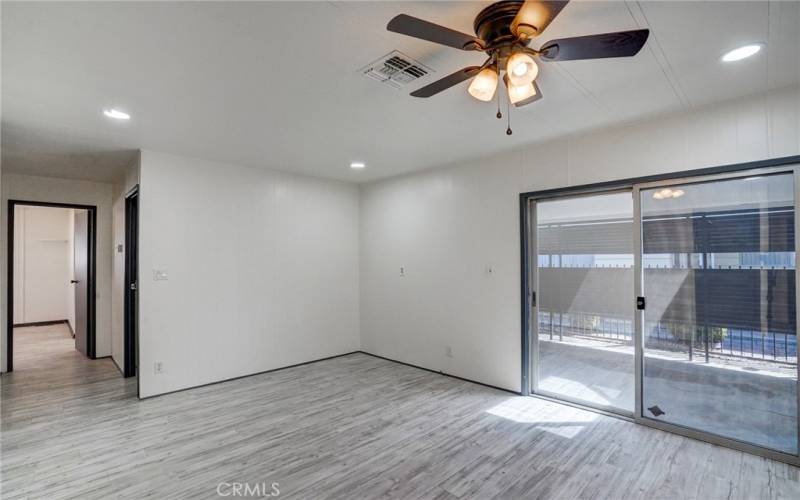 Off the kitchen could be another dining area, office or family room