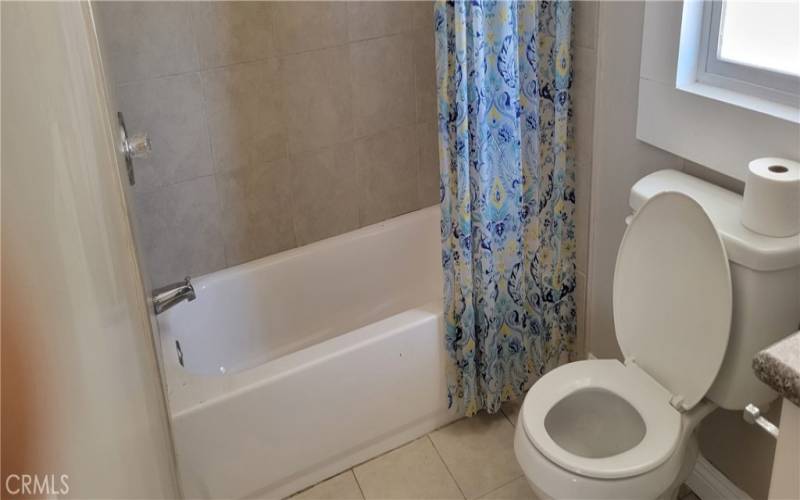 Master bathroom in Unit #1.