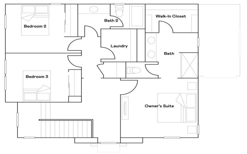 Residence 2 - Level 2 Floorplan