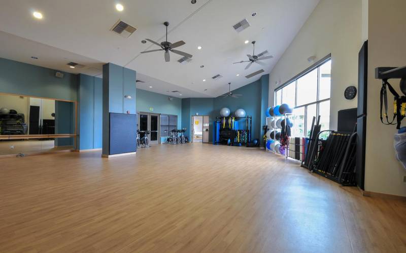 Trilogy Fitness Studio back