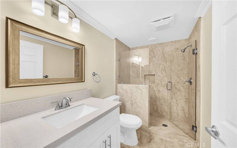 SECONDARY BATHROOM AND SHOWER