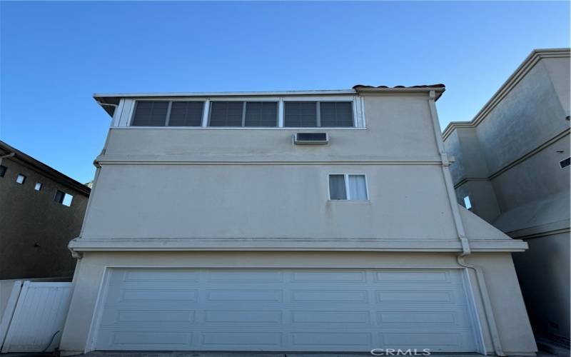 Two Car garage with ample parking