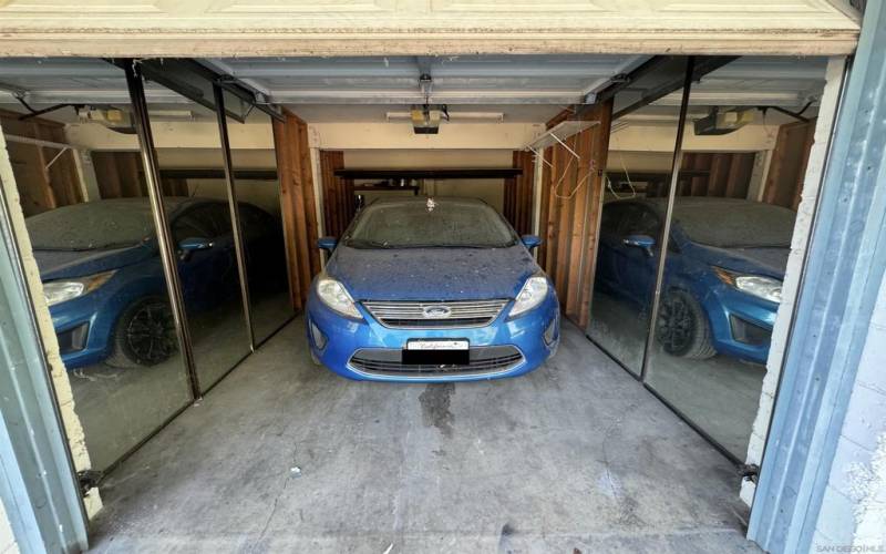 Garage. Car is negotiable.