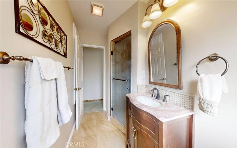 Remodeled bathroom