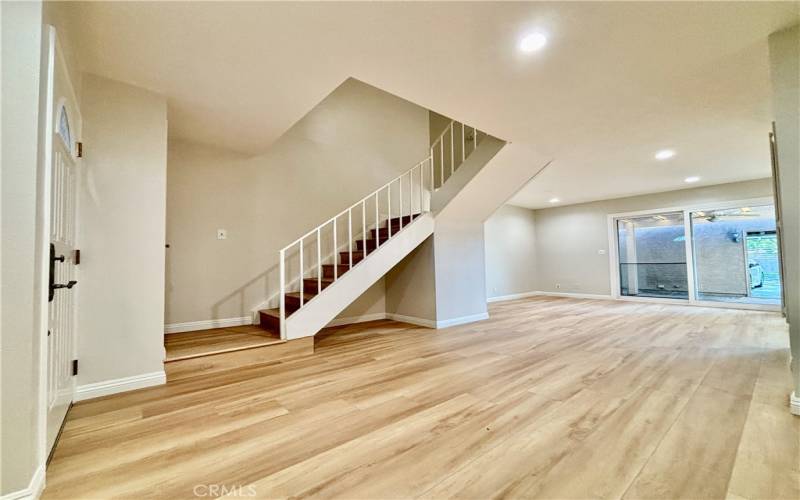 living room & dining room