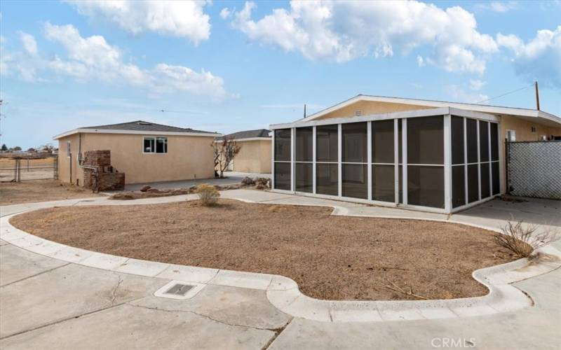 enclosed patio