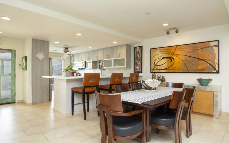 Dining Area View to Kitchen