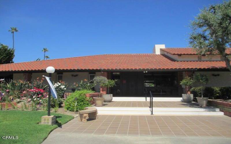 Entrance to clubhouse