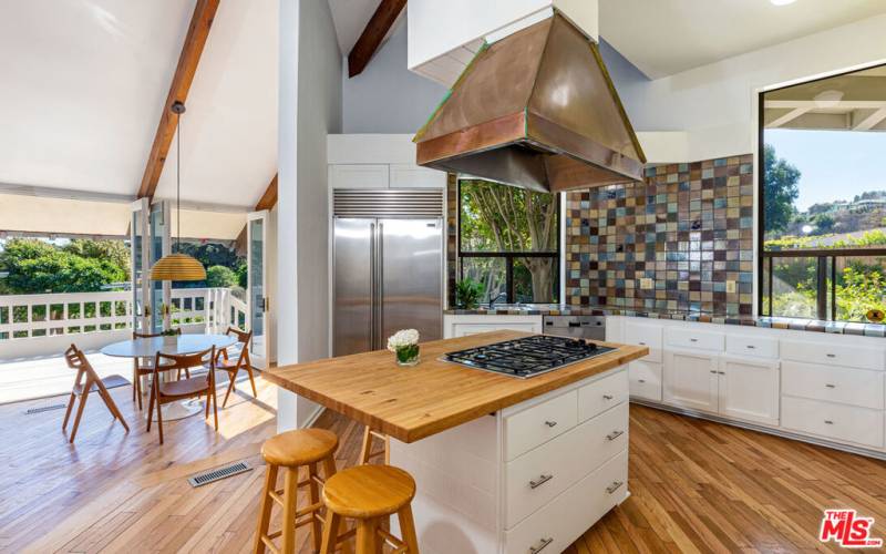 Kitchen with a view.